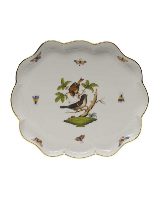 Rothschild Bird Scalloped Tray