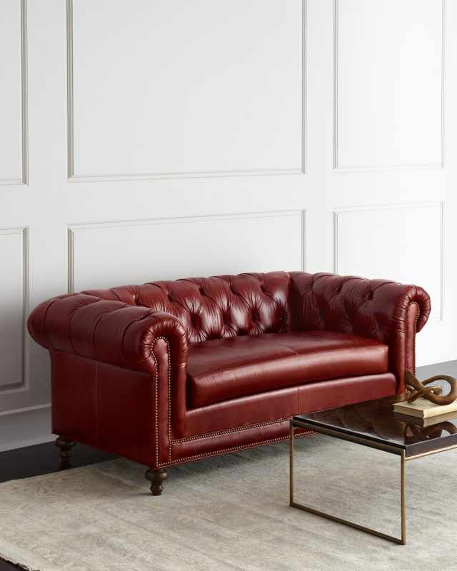 Davidson 69" Slab Seat Chesterfield Sofa
