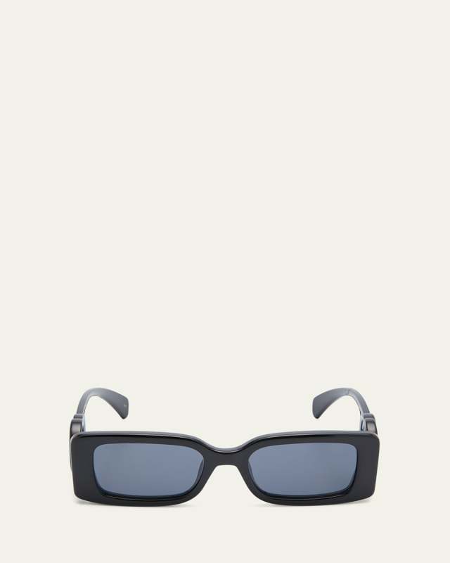 Monochrome GG Rectangle Acetate Sunglasses