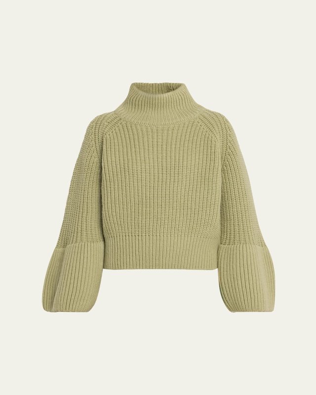 Teryn Turtleneck Wool Sweater