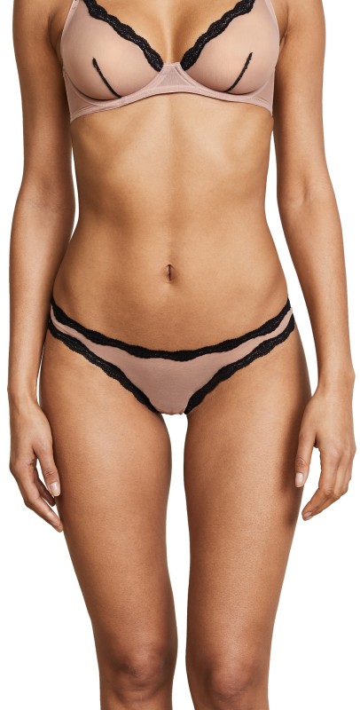 Fleur du Mal Sheer Thong Petal