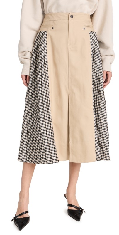 Tanya Taylor Decland Skirt Birch