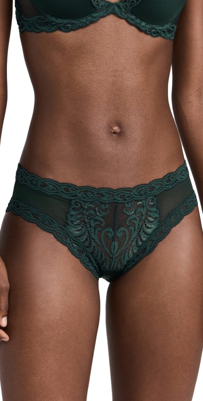 Natori Natori Feathers Hipster Panties Dark Forest
