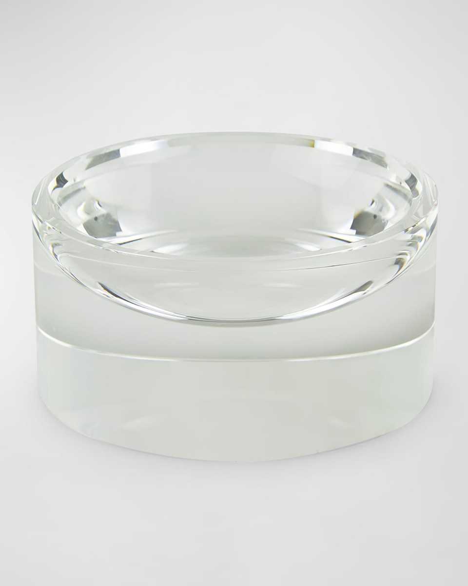 Clear Crystal Bowl Round 8"Diameter