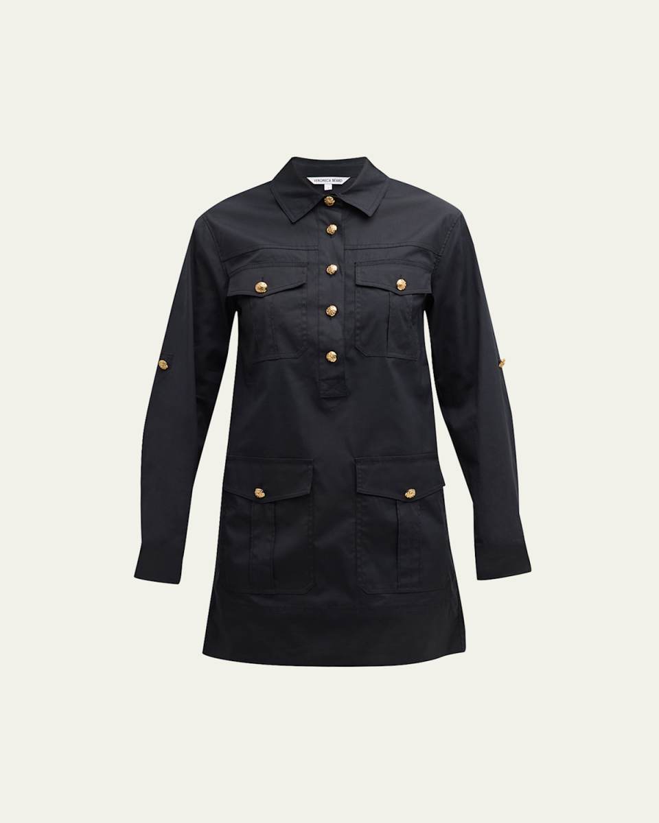 Saude Long-Sleeve Utility Dress