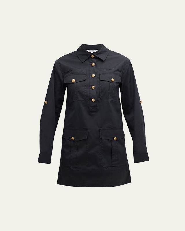 Saude Long-Sleeve Utility Dress