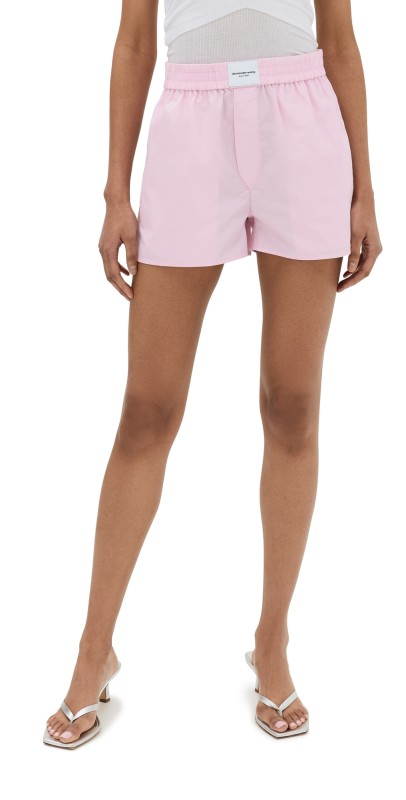 Alexander Wang Classic Boxerhorts Light Pink