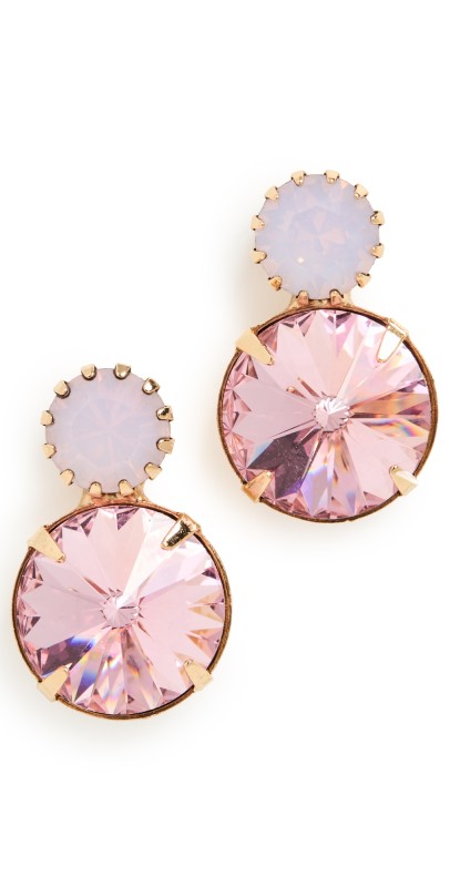 Jennifer Behr Myrla Earrings Rose Opal