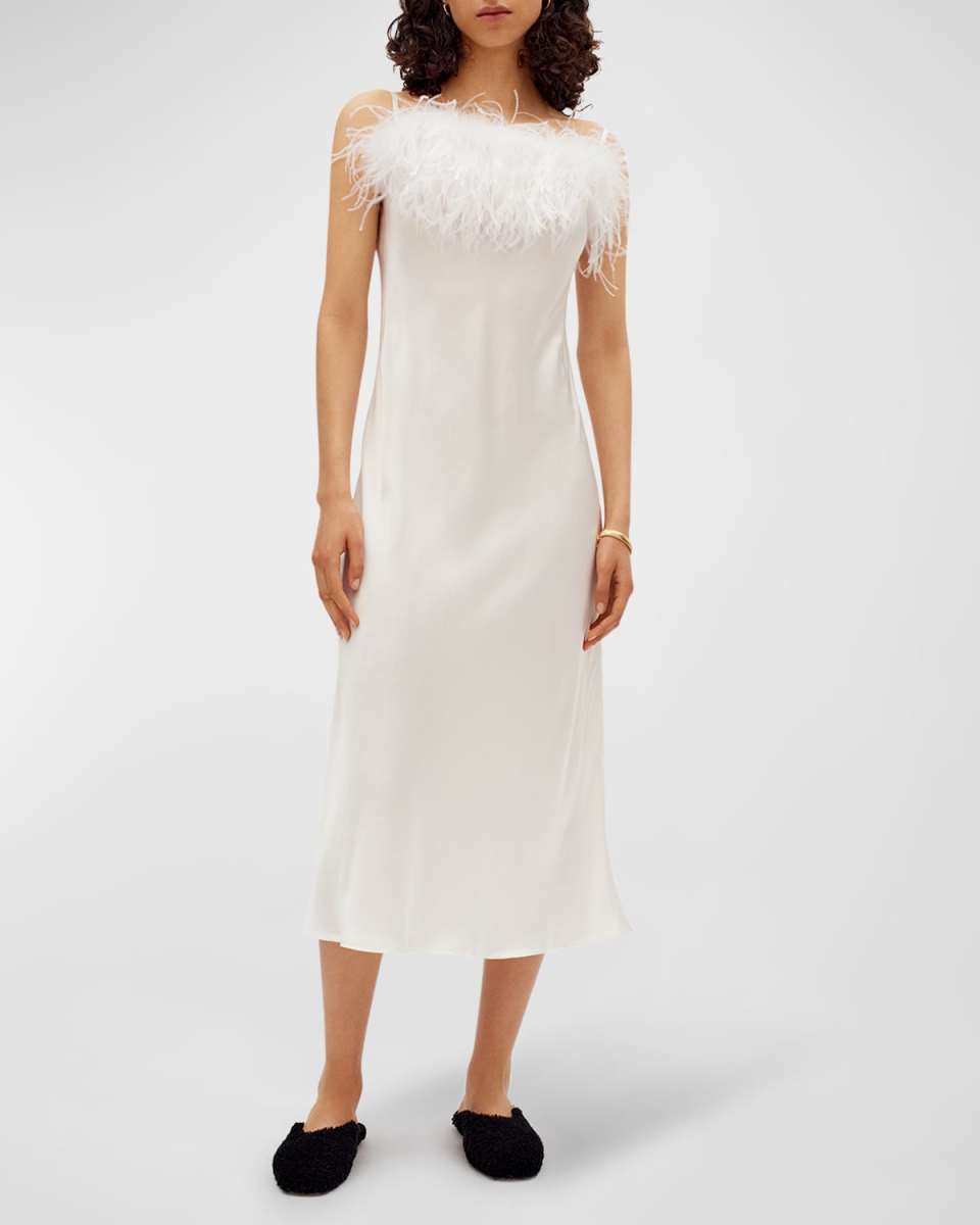 Boheme Lace-Trim Slip Dress