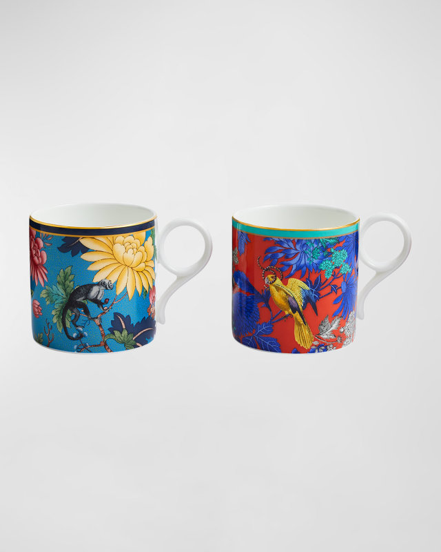 Wanderlust Mugs, Set of Two - Large