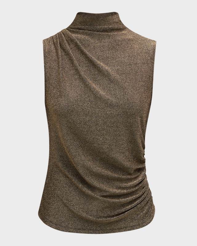 Mylie Sleeveless Metallic Top