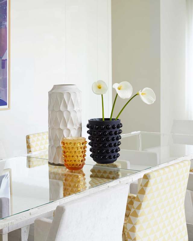 Mossi Amber Vase - 8"