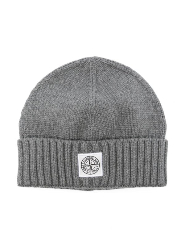 Compass-patch beanie