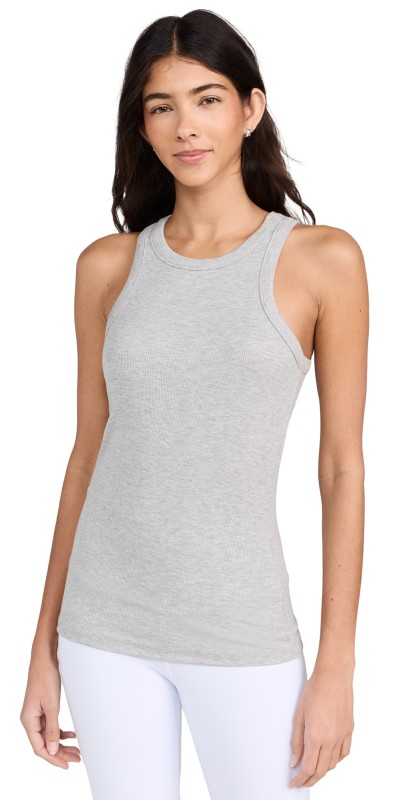 Splits59 Kiki Rib Tank Heather Grey
