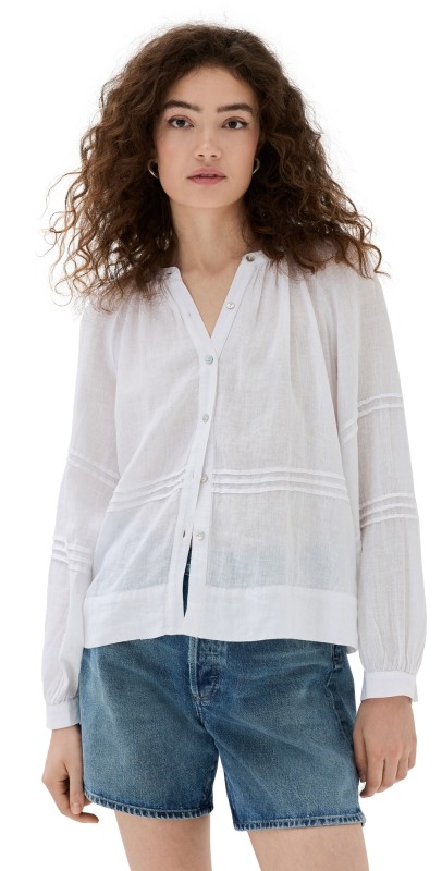 RAILS Frances Shirt White