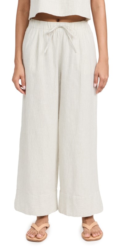 Z Supply Brookvale Stripe Pants Sandstone