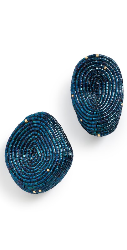 Susana Vega Nulli Earrings Navy