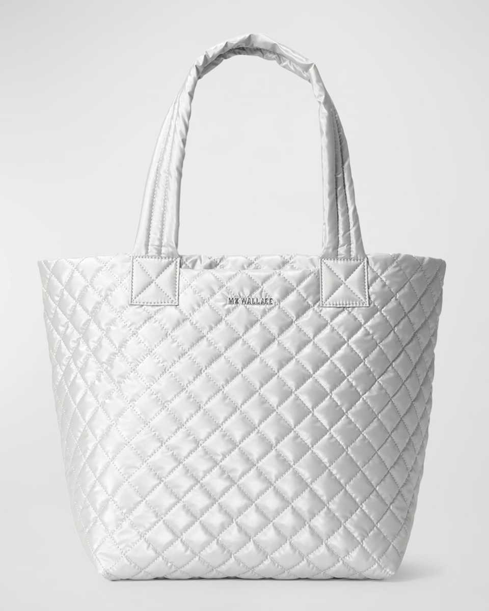 Metro Deluxe Medium Quilted Nylon Tote Bag