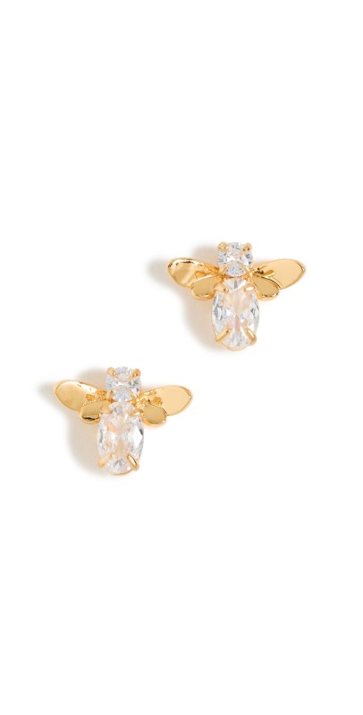 Lele Sadoughi Honeybee Stud Earrings Crystal