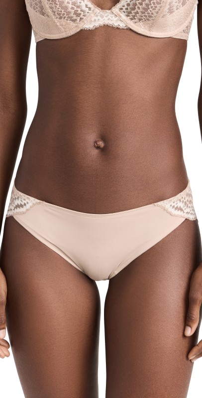 Natori Natori Breakout Bikini Panty Café / Lt Ivory