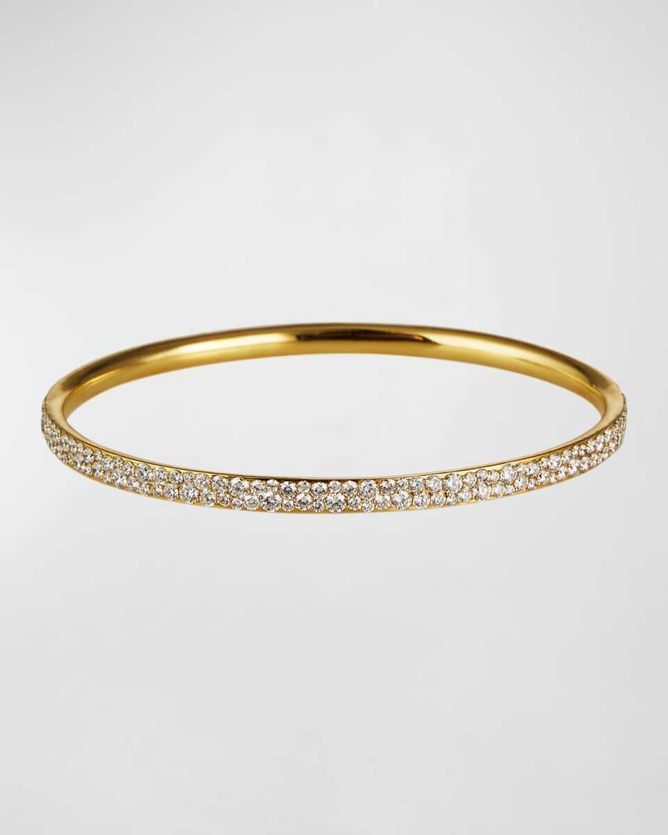 Stardust Pave Bangle in 18K Gold with Diamonds