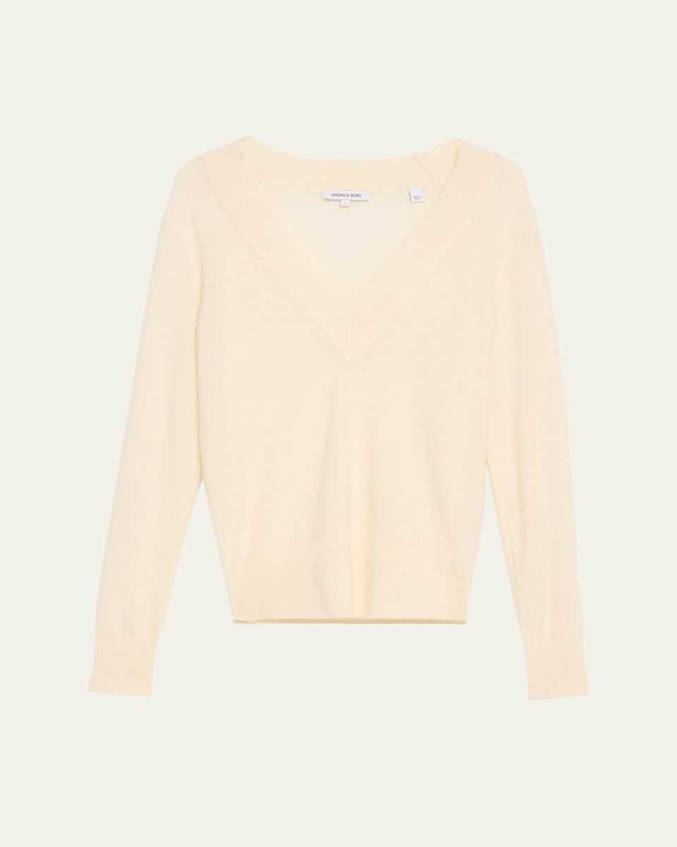 Coleta V-Neck Cashmere Sweat