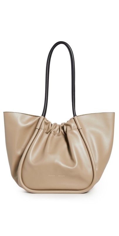 Proenza Schouler Large Ruched Tote Light Taup