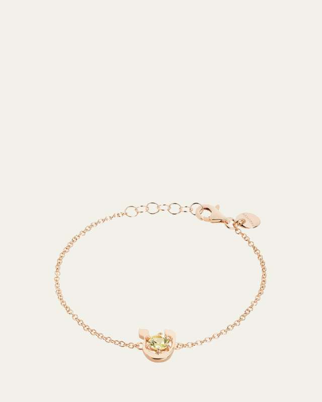 18K Gold Hebrew TET Initial Bracelet