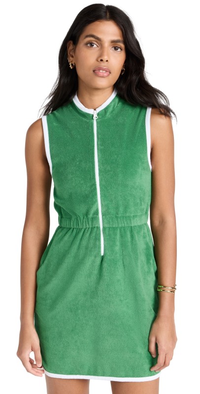 KULE The Terry Dress Green