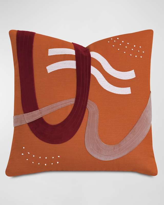 Dora Handcrafted Decorative Pillow, 20" Square
