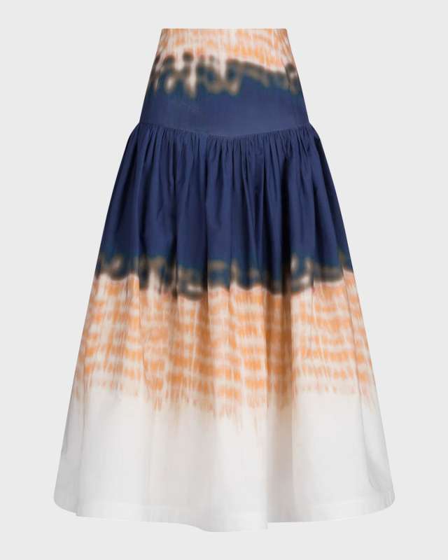 Halsey Tie-Dye Midi Skirt