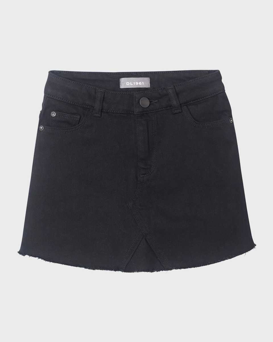 Girl's Jenny Dark-Wash Denim Skirt, Size 7-16