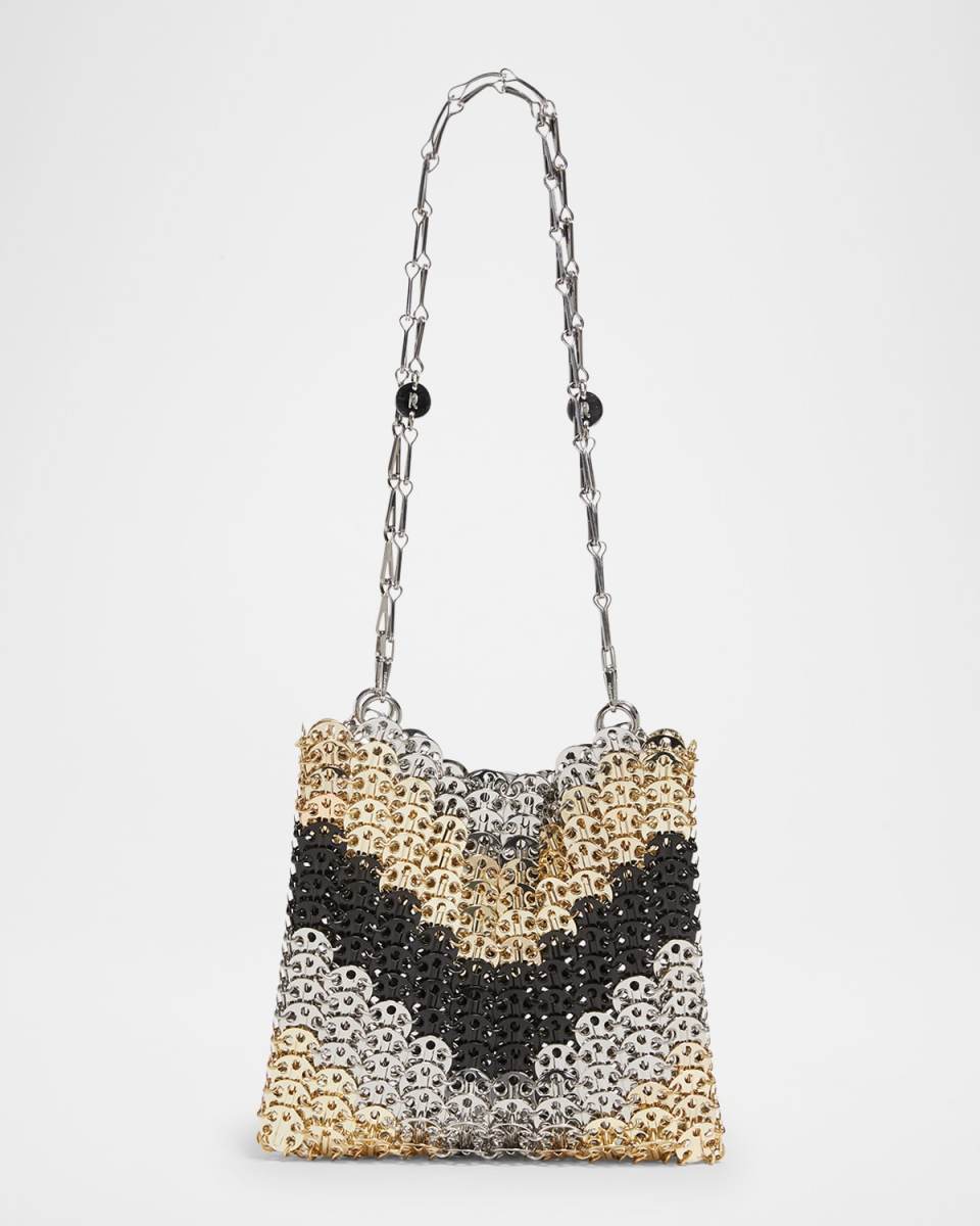 1969 Metallic Disc-Link Shoulder Bag