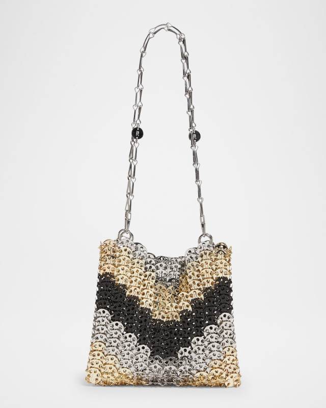 1969 Metallic Disc-Link Shoulder Bag