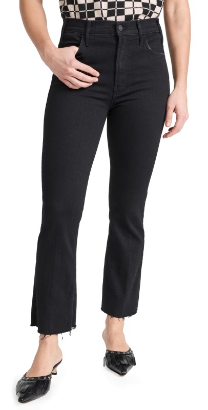 MOTHER Petite Lil Hustler Ankle Fray Jeans NTG Not Guilty