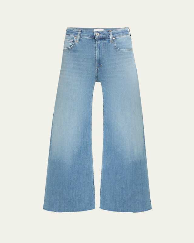 Lyra Cropped Wide-Leg Jeans