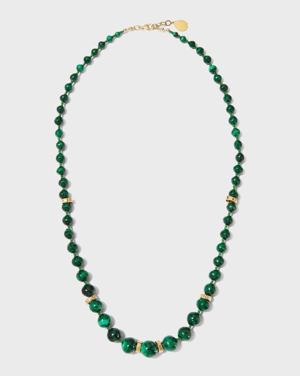 Cascading Malachite Necklace