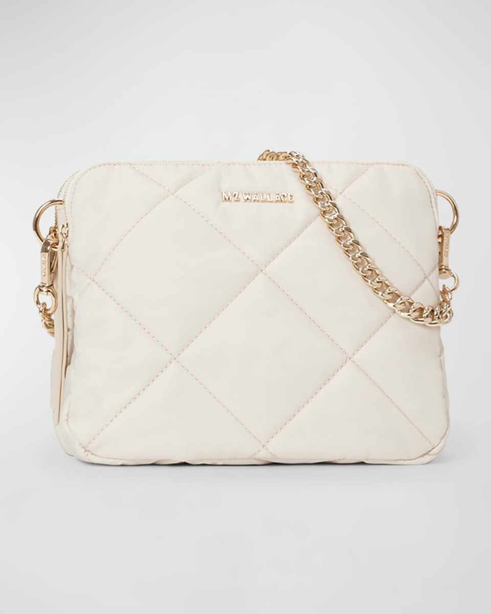 Madison Quilted Nylon Crossbody Bag
