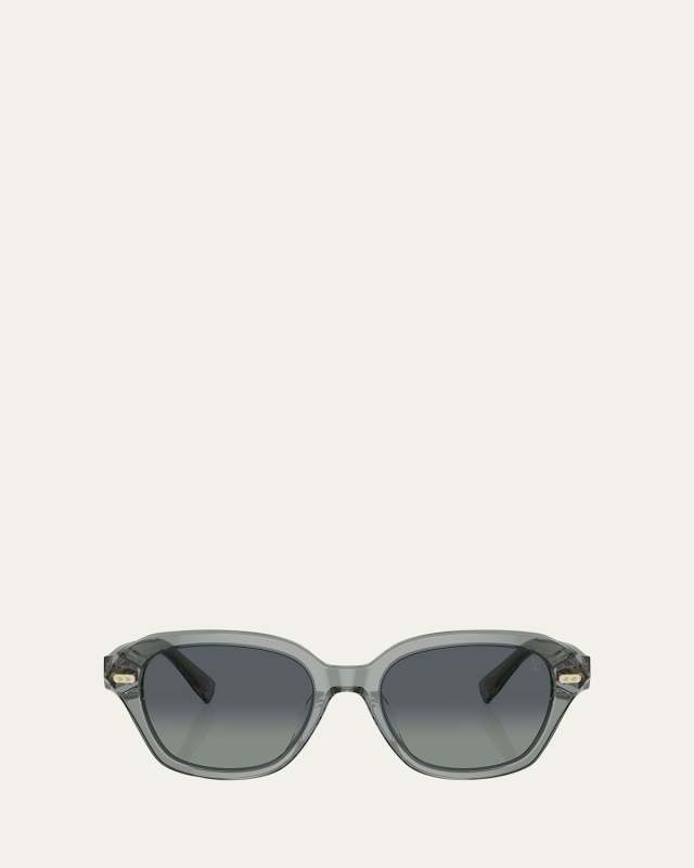 Gradient Acetate Square Sunglasses