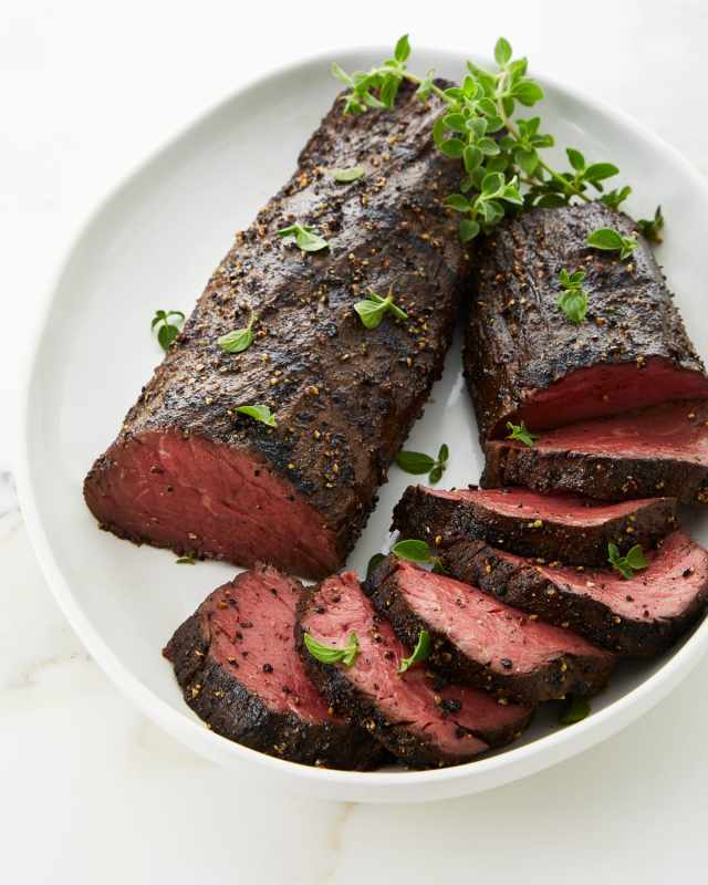 Mesquite Smoked Peppered Beef Tenderloin