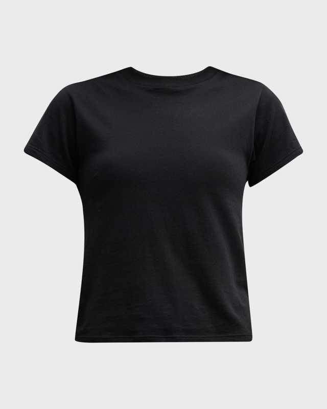 Tommy Fitted Short-Sleeve Top
