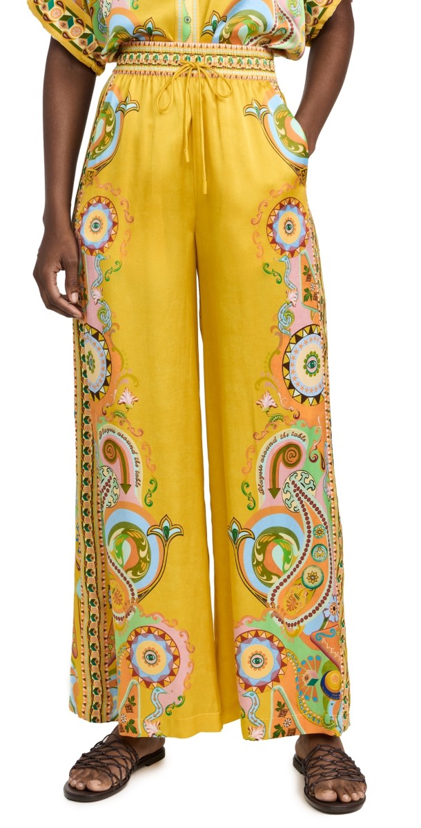 ALÉMAIS Pinball Silk Pants Multi