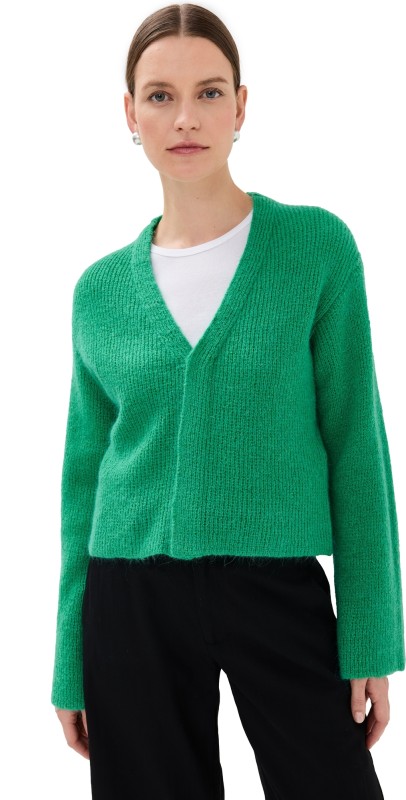 JW Anderson V Neck Cardigan Jade