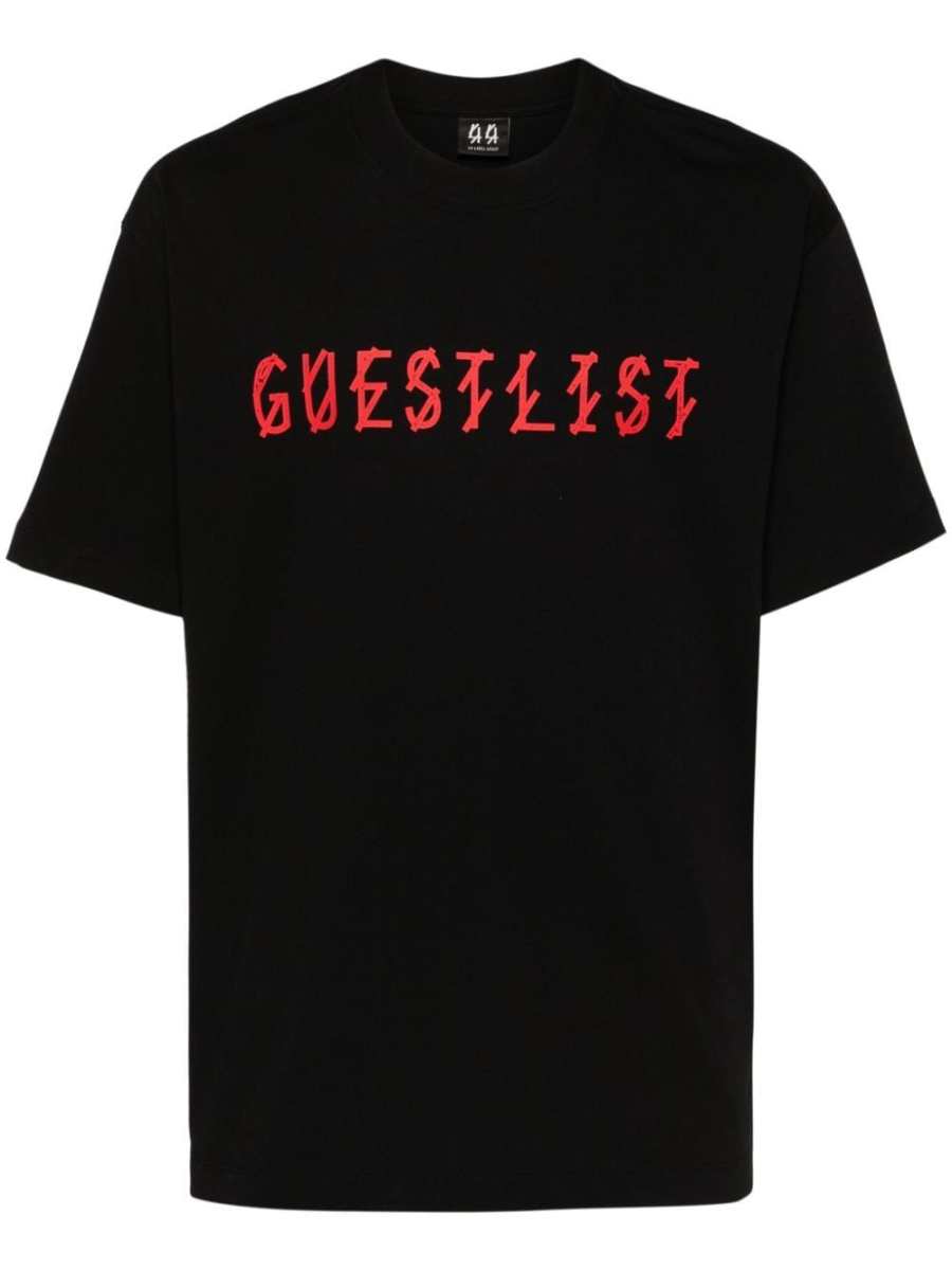 Guestlist-print cotton T-shirt