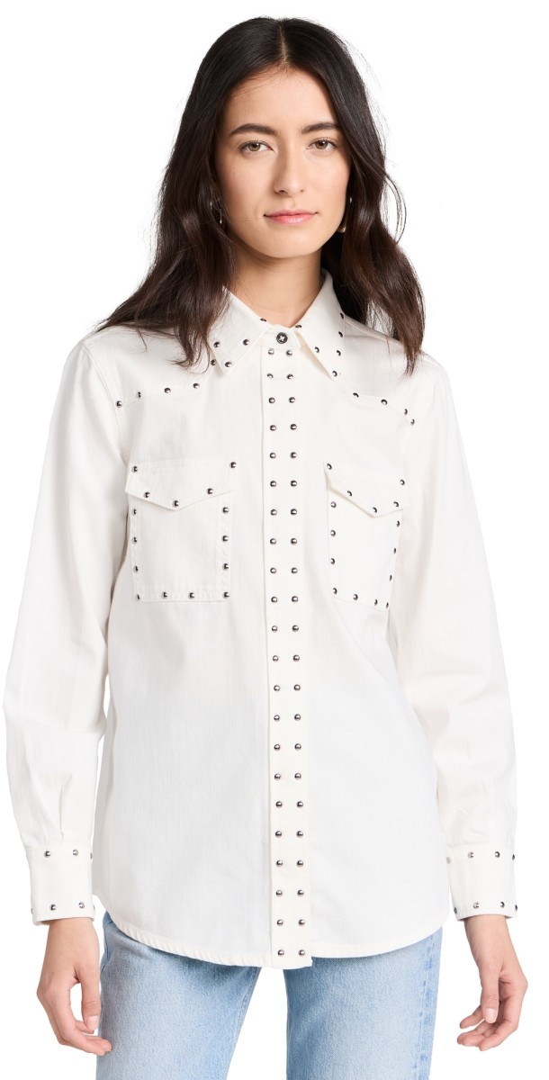 7 For All Mankind Emiliahirt withtuds Whisper White