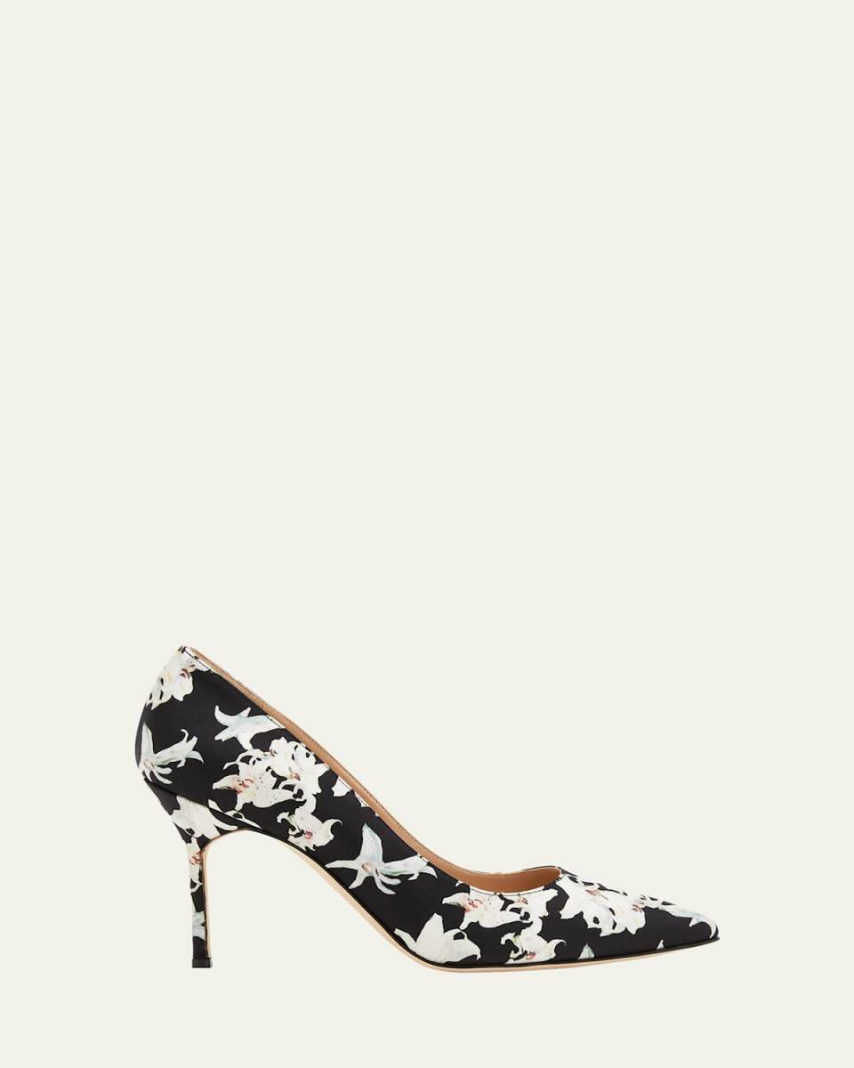 BB 90mm Silk Floral Pumps
