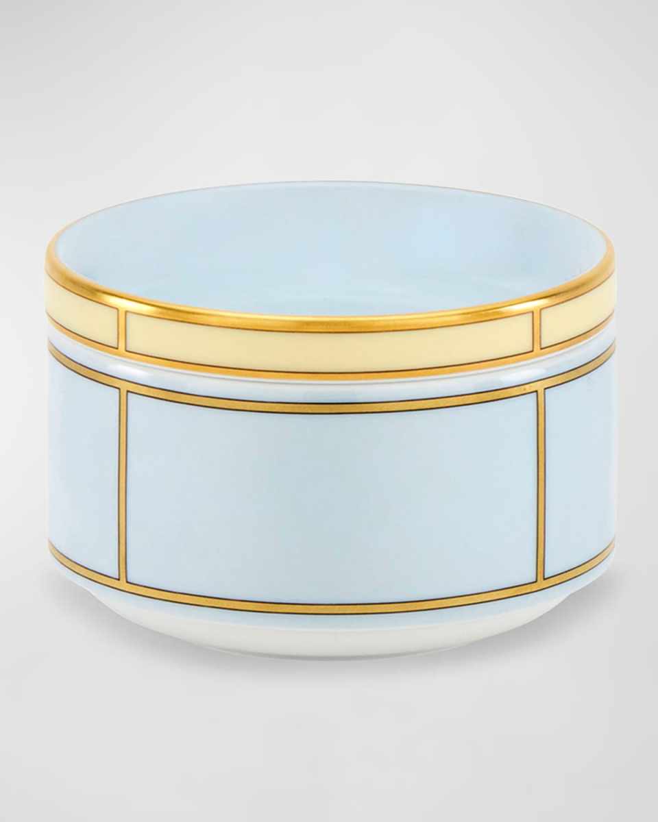 Diva Sugar Bowl with Cover, Celeste