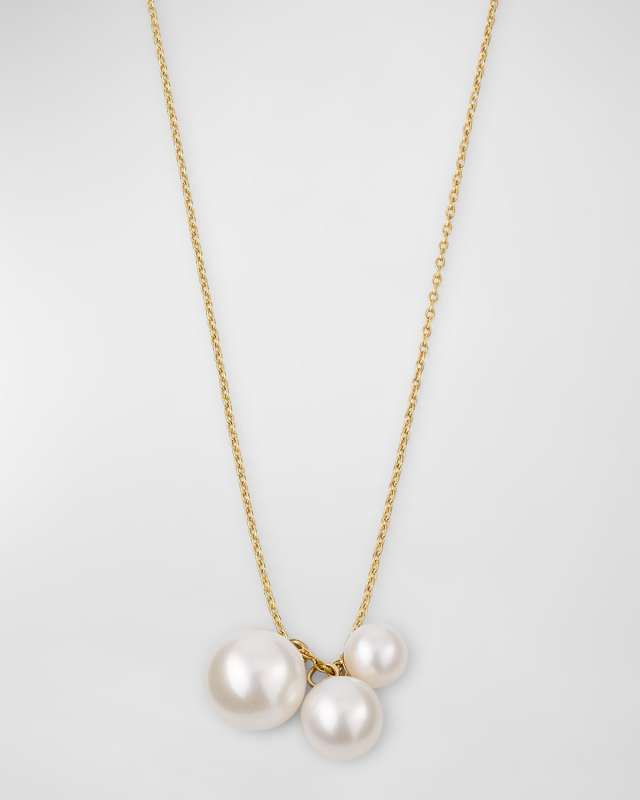 Pearl Trio Pendant Necklace