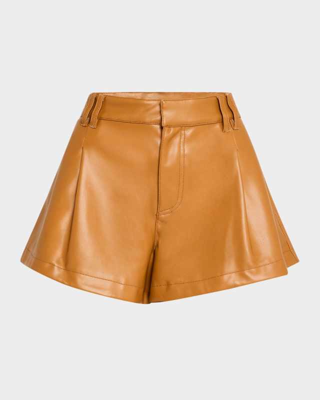 We The Free Reign Vegan Leather Shorts