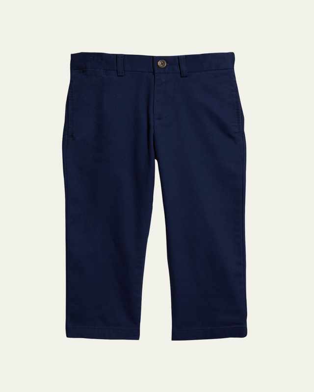 Boy's Flat Front Chino Pants, Size 2-